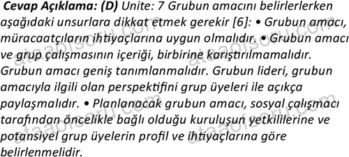 Gruplarla Sosyal Hizmet Dersi 2020-2021 Güz Dönemi Ara Sınavı Çıkmış ...