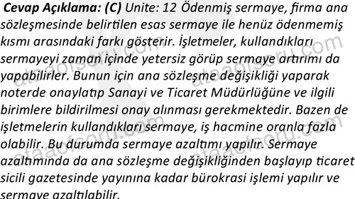 Genel Muhasebe Dersi 2020-2021 Güz Dönemi Final Sınavı Çıkmış Sınav ...